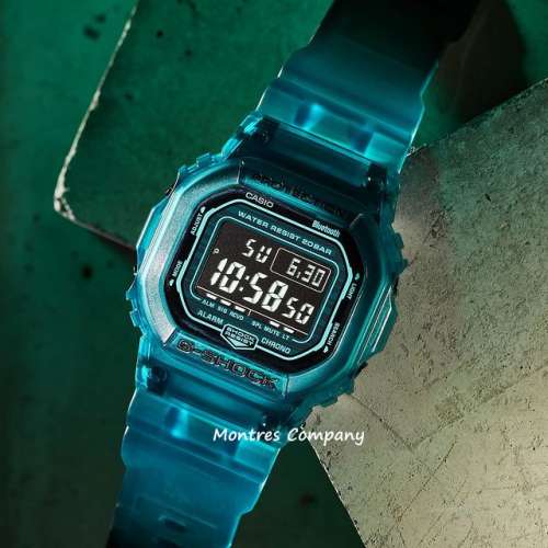 Montres Company 香港註冊公司 (33年老店) 卡西歐 CASIO G-SHOCK 藍黑色 半透明漸...