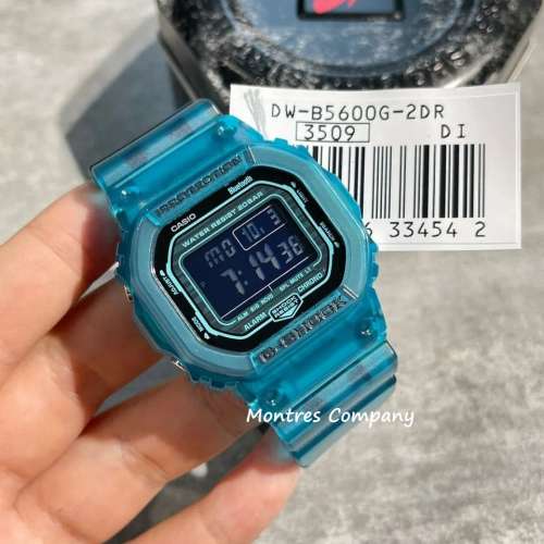 Montres Company 香港註冊公司 (33年老店) 卡西歐 CASIO G-SHOCK 藍黑色 半透明漸...