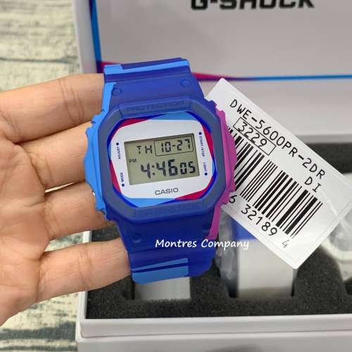 Montres Company 香港註冊公司 (33年老店) 卡西歐 CASIO G-SHOCK 碳核心防護 藍紅...