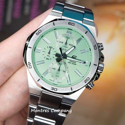 Montres Company 香港註冊公司(33年老店) 卡西歐 CASIO Edifice 不鏽鋼錶帶 EFV-64...
