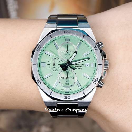 Montres Company 香港註冊公司(33年老店) 卡西歐 CASIO Edifice 不鏽鋼錶帶 EFV-64...