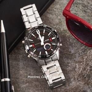 Montres Company 香港註冊公司(33年老店) 卡西歐 CASIO Edifice 不鏽鋼錶帶 EFV-C1...