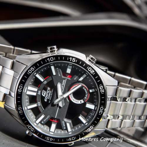 Montres Company 香港註冊公司(33年老店) 卡西歐 CASIO Edifice 不鏽鋼錶帶 EFV-C1...