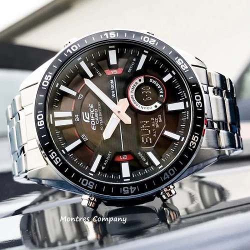 Montres Company 香港註冊公司(33年老店) 卡西歐 CASIO Edifice 不鏽鋼錶帶 EFV-C1...