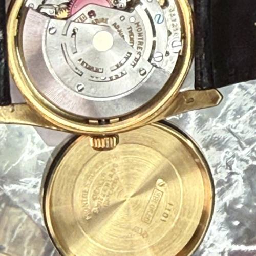 超少有🤣 ROLEX 1011 18K 750 實金 原裝帶 包金扣 $38888