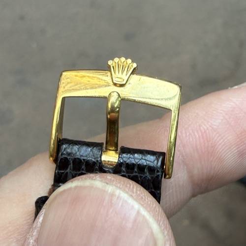 超少有🤣 ROLEX 1011 18K 750 實金 原裝帶 包金扣 $38888