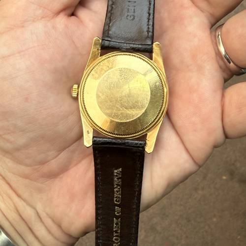 超少有🤣 ROLEX 1011 18K 750 實金 原裝帶 包金扣 $38888