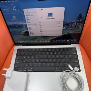 99%New Apple MacBook Pro 14吋 2021年 M1 Pro 16+1TB 太空灰色 香港行貨 電池健康...
