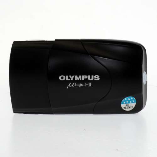 Olympus &mu; mju II Black Point & Shoot 35mm Film Camera #5041539