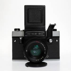 Kiev-60 + VOLNA-3 2.8/80 80mm f2.8 6x6 medium format SLR film camera #9402279