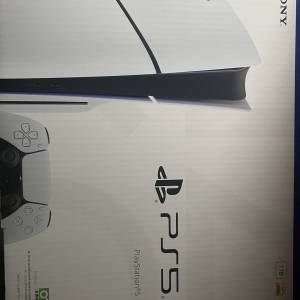 全新 PS5 光碟版 最新型號，配雙手掣