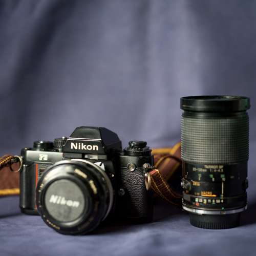 Nikon f3 & Nikkor-S auto 55mm F1.2 & tamron sp 28-135mm 4-4.5