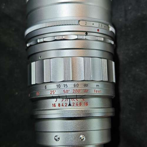 leica 90 leitz 90/2 F2 徠卡 SUMMICRON L39 CANADA Year：1965 起霧鏡 自行處理 9...