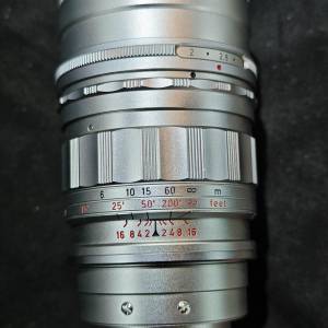 leica 90 leitz 90/2 F2 徠卡 SUMMICRON L39 CANADA Year：1965 起霧鏡 自行處理 9...