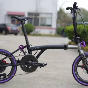 靚價 ( $2280 買車直接升級 ) THE RPANTAHI 碳纖維曲柄 鈦軸心 Java Neo 折叠車 碳...