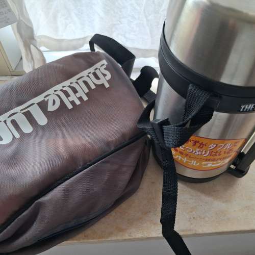 九成新正版Thermos 保溫飯壺