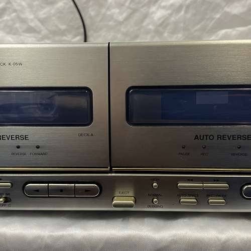 ONKYO 雙卡式錄音座 , 1991 年日本製造 , 有試機片 , cassette deck