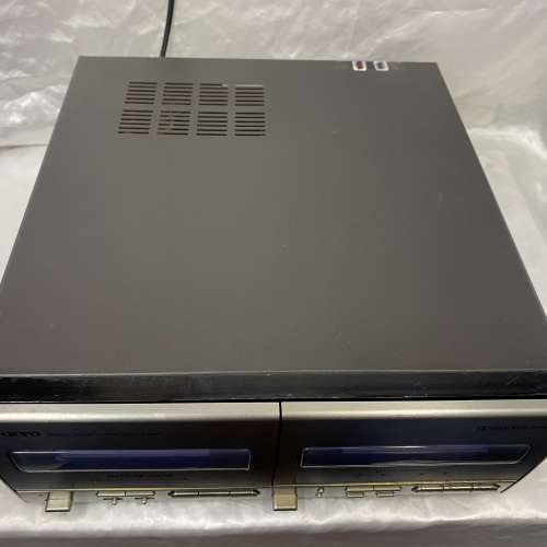 ONKYO 雙卡式錄音座 , 1991 年日本製造 , 有試機片 , cassette deck