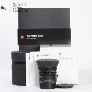 || Leica Summilux-M 35mm F1.4 ASPH - Black / 11874 with full packing ||