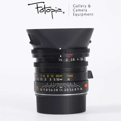 || Leica Summilux-M 35mm F1.4 ASPH - Black / 11874 with full packing ||