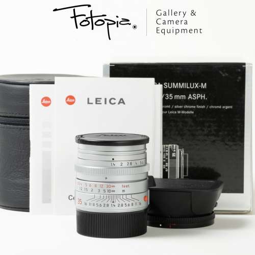 || Leica Summilux-M 35mm F1.4 ASPH - Silver / 11883 with full packing ||