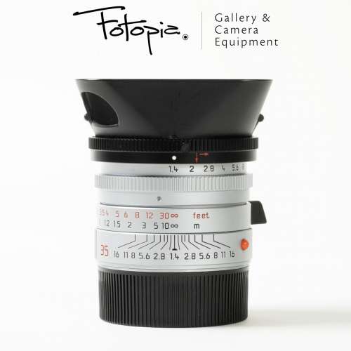 || Leica Summilux-M 35mm F1.4 ASPH - Silver / 11883 with full packing ||