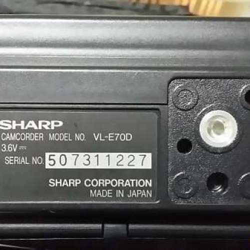 古董  Sharp  ViewCam  VLE70d  全套齊料  made in japan合收藏
