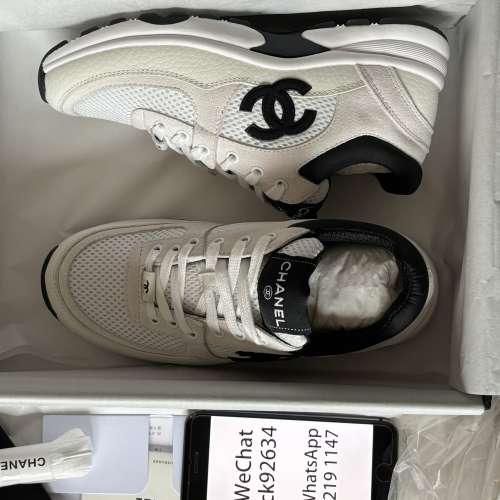 chanel 雙C休閒運動鞋