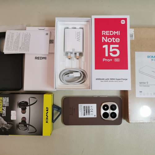 2月剛買,香港行貨,啡色小米redmi note 15 pro+ 512gb note 15 pro plus 雙卡雙待 d...