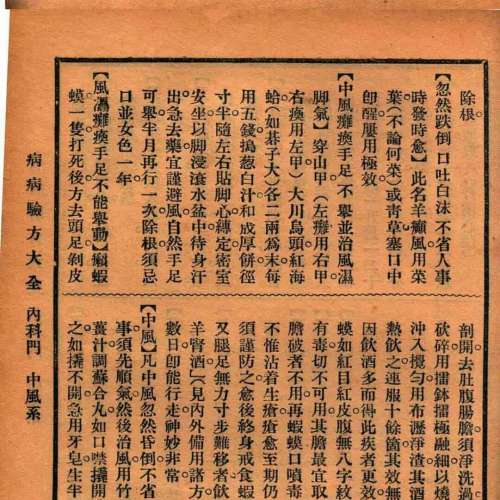 萭病驗方大全