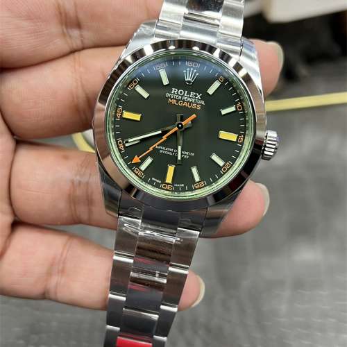 Rolex 勞力士 Milgauss m116400gv-0001 40mm 黑盤 綠玻璃 VS 出品