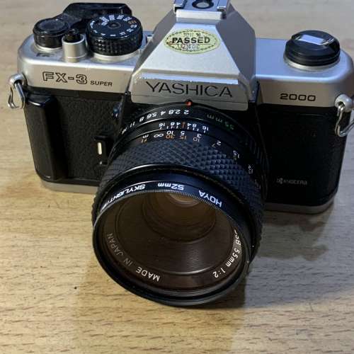 Yashica FX-3 Super 2000 +原廠55mm 2光圈 9成新