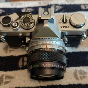 Olympus OM 1 with 50mm f 1.4 lens