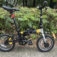 2023 最新款 DAHON KAA411 KIDKING 單速鋁合金兒童折叠車 送水架前後蛙燈叮叮