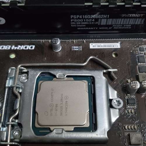 Intel Core i7-8700 cpu + MSI H310M PRO-VH mATX + PATRIOT 16GB DDR4-2666 ram