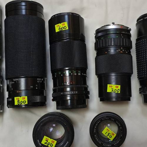 名牌閃光燈，canon/sigma/tamron/Olympus /osawa 各款相機鏡頭大平售
