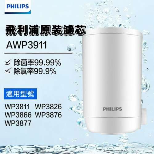 飛利浦Philips濾芯Filter, WP3911💢全新日本進口不帶零售包裝💢Brand New fr Japan...