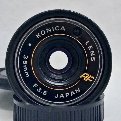 konica  35mm F3.5 (拆自 Konica MT-9 菲林機仔)已加M42牙&hellip;.配合(自加 對售筒用)