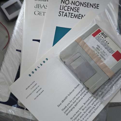 dBase III Plus with diskettes