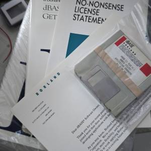 dBase III Plus with diskettes