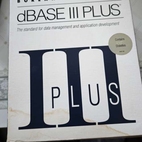 dBase III Plus with diskettes