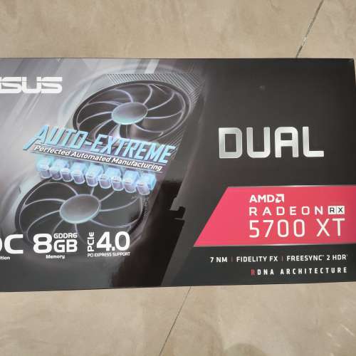 ASUS RX5700XT 8G display card