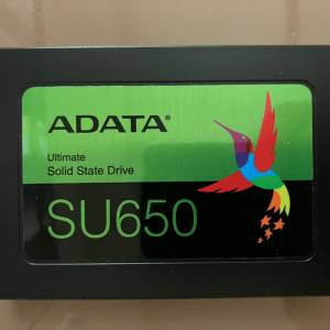 ADATA Ultimate SU650 2.5" 240G SATA III 3D NAND SSD (大減價)