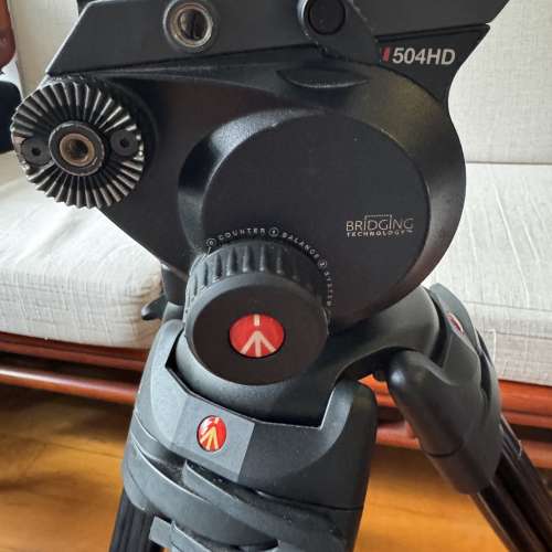 Manfrotto 546GB 504HD 專業攝影三腳架