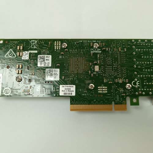 Dell X710-T4 P/N: 08XJ7 Network Card 10Gb 四口網卡