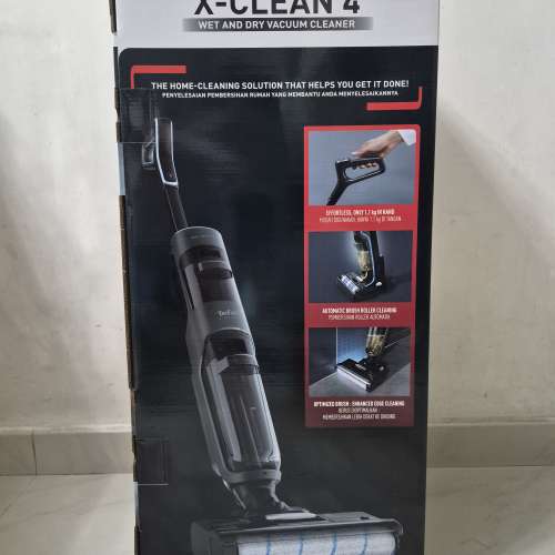全新香港行貨 TEFAL 特福 GF5035 X-Clean 4 (乾濕拖地吸塵機)
