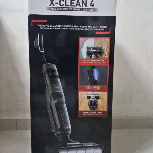 全新香港行貨 TEFAL 特福 GF5035 X-Clean 4 (乾濕拖地吸塵機)