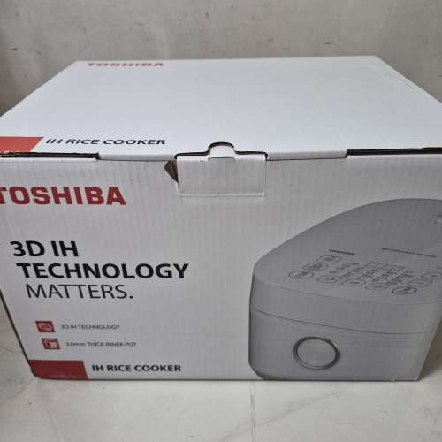 全新香港行貨 東芝 Toshiba RC-15ISTHK(W) 磁應電飯煲(1.5公升)