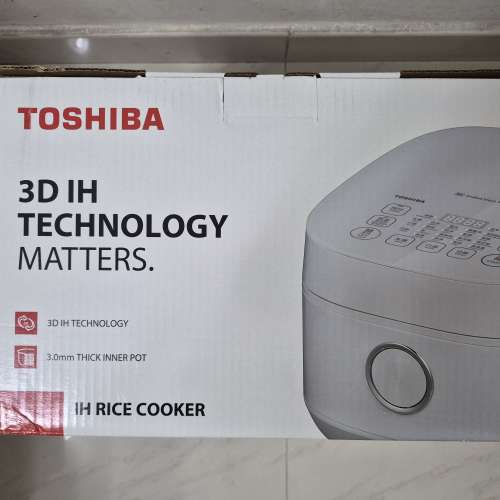 全新香港行貨 東芝 Toshiba RC-15ISTHK(W) 磁應電飯煲(1.5公升)