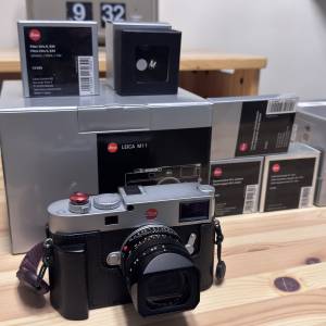 Leica M11 銀色 Silver (保養至26/09) + 35mm APO Summicron + 75mm Summilux f1.4 ...